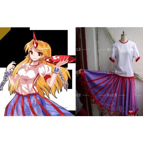 Touhou Project Hoshiguma Yugi Cosplay Costume Custom Made