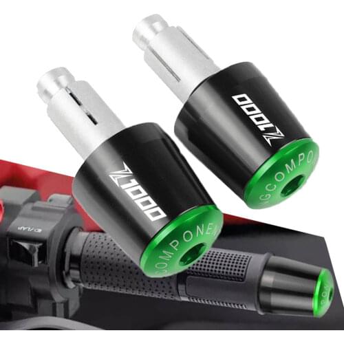 Motorcycle 7/8'' 22MM Handlebar End Moto Grip Ends Plus FOR KAWASAKI Z1000 Z 1000 2007 2008 2009 2010 2011 2012 2013 2014-2020