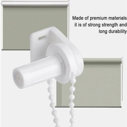 Plastic 17mm Manual Roller Blind Shade Clutch Bracket Side Pulley Bead Chain Repair Fitting Kit Window Treatments Curtains