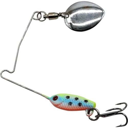 Mycena 5g Mini VIB Spinner chatter bait jigging lure with spoon salt water marlin inchiku