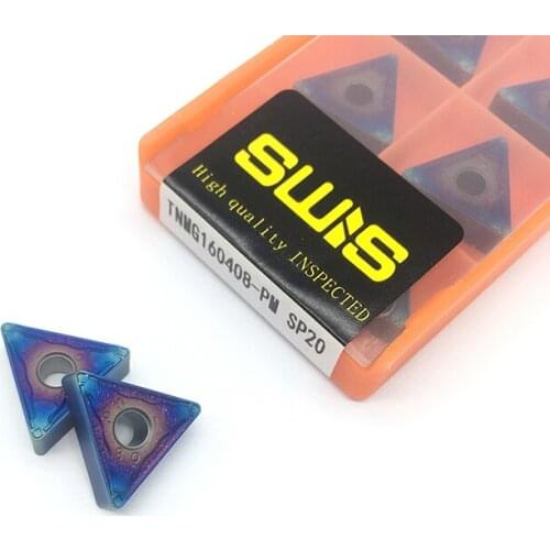 TNMG160408 PM SP20 External Turning Tools TNMG160408 Cermet Grade Carbide insert Lathe cutter Tool Tokarnyy turning inserts