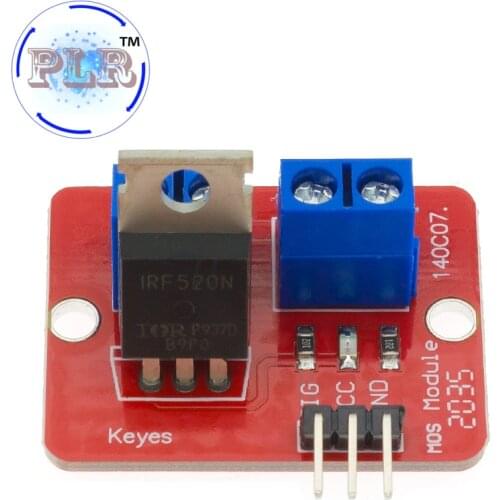 0-24V PLR Top Mosfet Button IRF520 MOS Driver Module MCU ARM