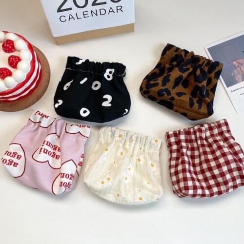 Vintage Plaid Coin Purse Storage Bag Girl Mini Pouch Women Cute Change Purse Small Wallet Necesserie Toiletry Bag Storage