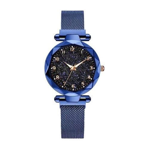 Leuchtende Uhr Frauen Uhren Mode Elegante Magnet Schnalle Mysterious Armbanduhr Starry Sky Uhr Fur Freundin Dropshipping