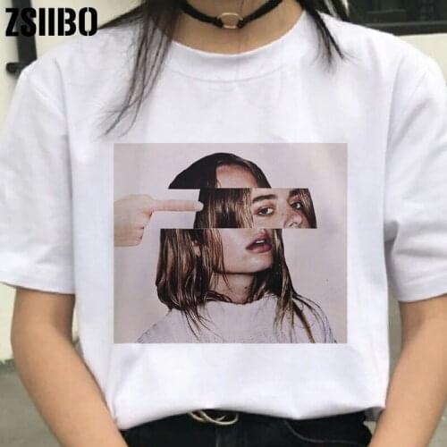 Womens Tshirt jersey female tees shirts Harajuku Sleeve Tops Harajuku T Shirt vintage vegan Punk clothes T-shirt girl clothing