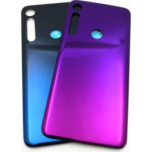 10Pcs/Lot For Motorola Moto One Macro XT2016-2 Back Battery Cover Housing Replacement Parts + Adhesive Sticker