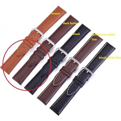 100pcs.DHL free. leather band for kinds of watch. 12mm/14mm/16mm/18mm/20mm/24mm bandth optional