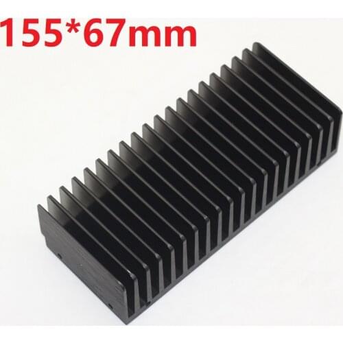 155*67MM Heat Sink LM3886 M1 Circuit M7 Circuit Radiator Aluminum DIY Kits Aluminum Heat Sink