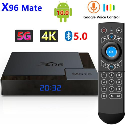 2.4G 5G Dual TV Box WiFi X96 Mate Android 10.0 Android Set Top Box Media Player X96Mate 4K TVBOX 4G 32G Allwinner H616 BT5.0