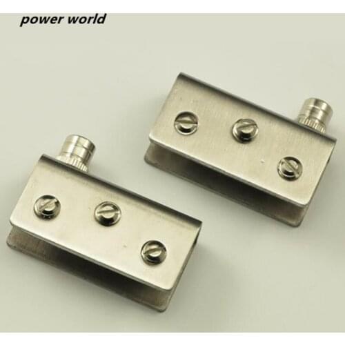 2pcs/lot High Quality container Wine Cabinet Glass Hinge Stainless steel furniture hardware Up and down the door