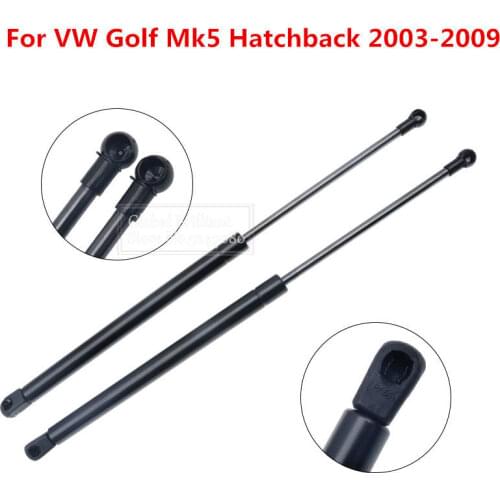 2x Car Rear Truck Tailgate Tail Gate Gas Struts Boot Holders Lifter Lift Supports For VW Golf MK5 Hatchback 2003-2009 1K6827550D