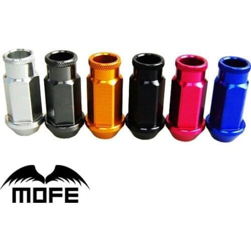 20Pcs D1 Spe Performance Racing Wheel Lug Nuts Screw M12x1.5/1.25 Length 50mm Aluminum Universal