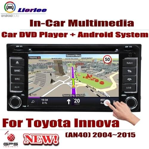 Car Android System RockChip PX5 1080P IPS LCD Screen For Toyota Innova (AN40) 2004-2015 DVD Player GPS Navigation