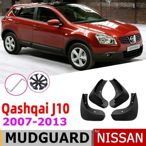 Car Mudguards For Nissan Qashqai J10 2013 2012 2011 2010 2009 2008 2007 Mudguard Mud Flaps Guard Splash Flap Fender Accessories
