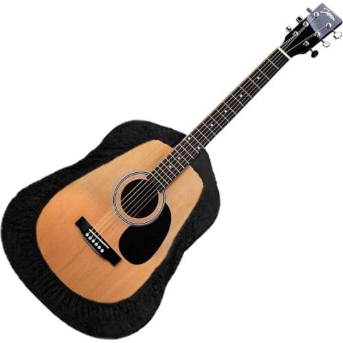 Black Velvet Guitar Cover Dust Cover Guitar Show Bag Guitar Case Suitable For All Kinds Of Guitar Acoustics, Classical, Flamenco