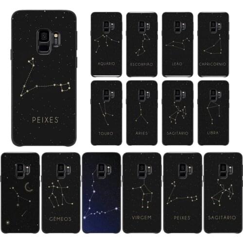 12 constellations zodiac signs Painted Phone Case For Samsung Galaxy J7 PRIME J2Pro2018 J4 Plus J5 PRIME J6 J7 Duo Neo J737 J8