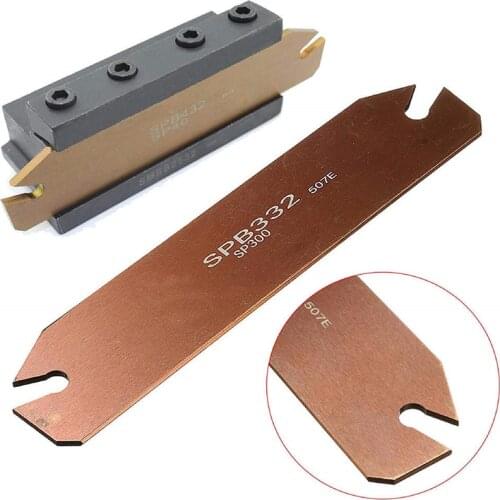 1PCS SMBB2026/SMBB2526/SMBB2032/SMBB2532 Grooving Cut-Off Cutter Holder SPB26-2 SPB32-3 SPB32-4Cut Off Blade+10PCS SP200 SP300