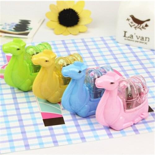 G301 stationery supplies creative sweet candy colored cartoon camel modelling pencil sharpener Stationery office supplies