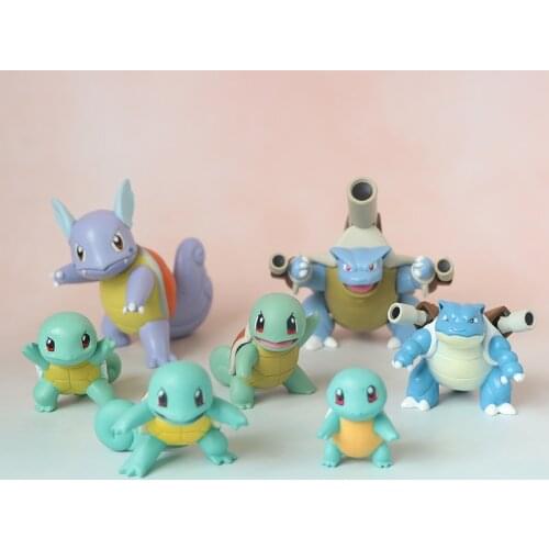 TAKARA TOMY Pokemon Toys Squirtle Figures Decoration Anime Action Toy Figures Collection Model Toys Kids Birthday Gift