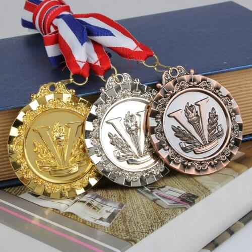 The Marathon Olympic Torch Medal Award Official Sport Match Medal Award Sport Competition Medal Prize for Kid Nice Gift