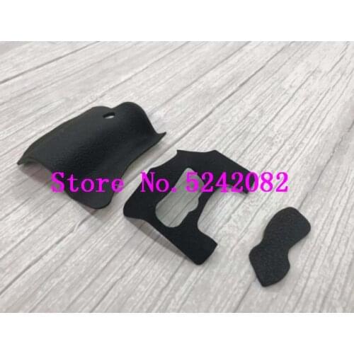 A Set of New Front Grip Side Back Thumb Rubber Cover Unit for Canon FOR EOS 600D Rebel T3i Kiss X5 + Adhesive Tape