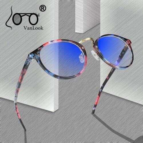 Anti Blue Ray Computer Glasses Men Women Transparent Eyeglasses Fashion Spectacle Frame Round Oculos De Grau Female Clear Lens