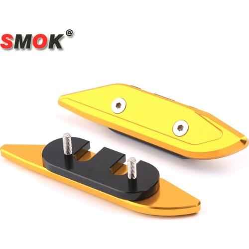 Motorcycle Mirror Base For Yamaha Tmax530 Modified Rearview Mirror Decorative Sheet Aluminum Alloy