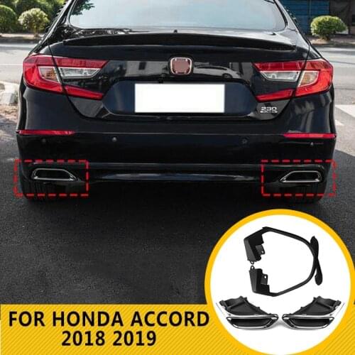 Pcmos Exhaust Muffler Tail Pipe Tip Tailpipe Modified Upgrade For Honda Accord 2018- 2019 Auto Replacement Parts Exhaust Systems