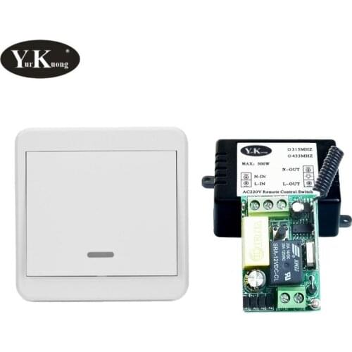 Smart Home RF Wireles Remote Control Switch 433 315 AC 220V 1 Gang Small Size Receiver Board Entrance Light corridor Bedroom rx