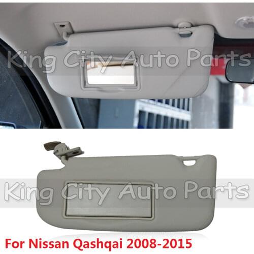 CAPQX For Nissan Qashqai 08-15 Car Interior Sunvisor Sun Shade Front Visor Antidazzle Sun Shield Sunshade With Glass Mirror Assy