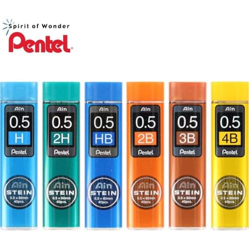 Pentel Pencil C275 Lead Refill Stein Enhanced Silica 0.5*60 mm 2H,H, HB, B, 2B, 3B, 4B Mechanical Pencil Writing Supplies