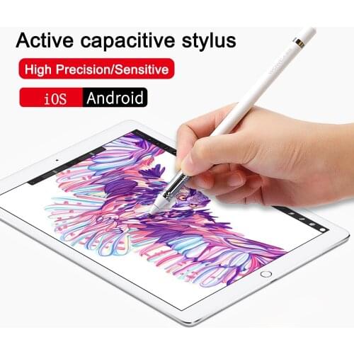 For Apple Pencil Stylus Pens Capacitance Rechargeable High Precision Touch Pen For iPad Samsung Huawei Tips Active Work with IOS