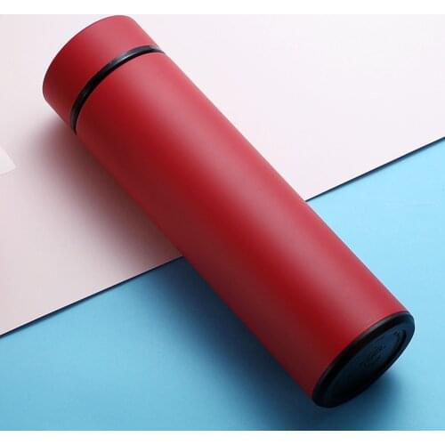 Smart Insulation Cup Leak Proof Water Bottle Portable Supplies LCD Students Travel Intelligent Thermos Cup
