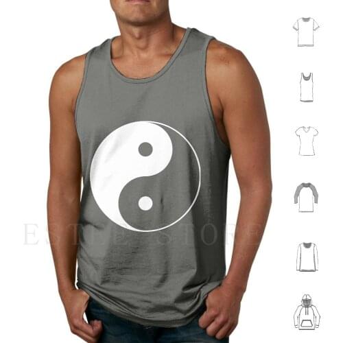 Yin Yang Symbol Tank Tops Vest Sleeveless Yin Yang Yin Yang Symbol Buddhism Spirituality Religion Buddha Zen