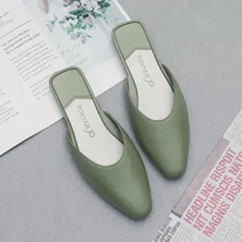 2021 Women Comfortable Outdoor Slippers Women Low Heels Fashion Shoes Ladies Casual Slides Womens Beach Female Footwear Y