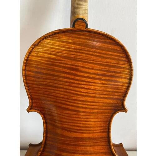 1PC back European wood violin 4/4 size antique old style 2021