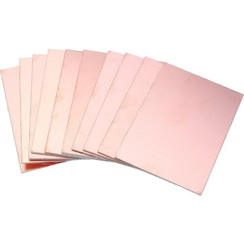 10pcs 7x10cm Single Sided Copper PCB Board FR4 Fiberglass Board