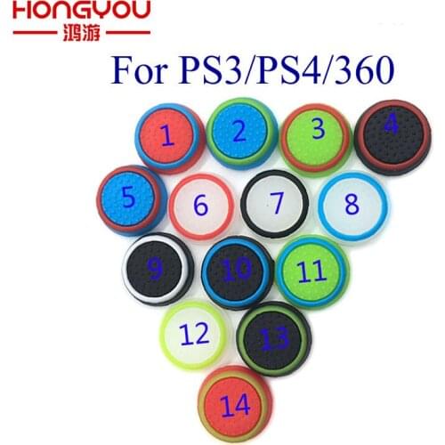 2Pcs Analog Controller Joystick Thumb Stick Grip Thumbstick Cap Cover Case for PS4 PS3 for Xbox one Control