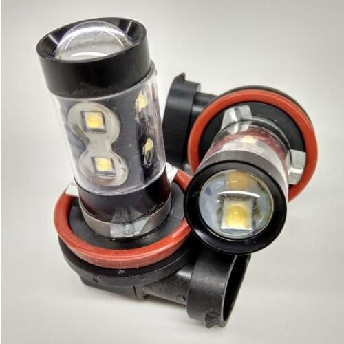 2X Super Bright 10 SMD H8 H11 Vehicle LED White Day Driving Fog Light Car Led Bulb Lamp