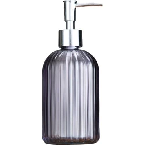 2021 New Refillable Soap Dispenser with Rust Proof Pump Glass Hand Soap Dispenser