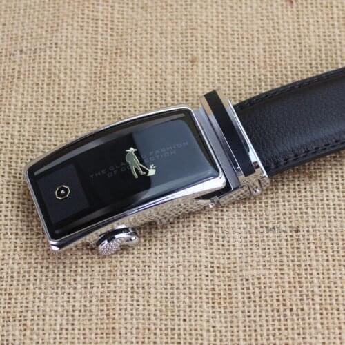 3.5CM Plowman Automatic buckle split leather belts