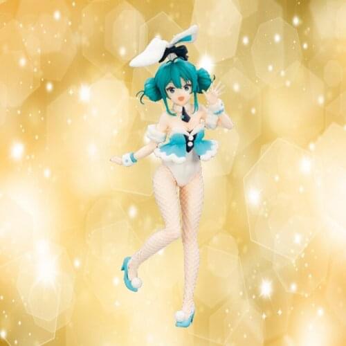 30cm Anime Furyu BiCute Bunnies White Bunny Girls Plush PVC Action Dream Sexy Bunny Figure Figurine Model Collection Doll Toys