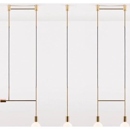 American Creative Glass Ball Pendant Lights Iron Hoop Hang Lamp For Bedroom Cafe Restaurant Bar Indoor Lighting Fixtures Decor