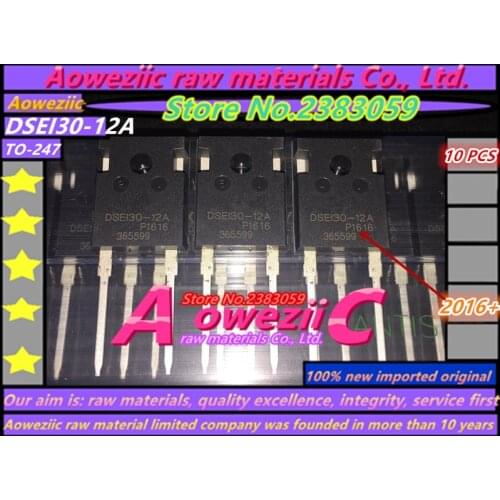 Aoweziic 2016+ 100% new imported original DSEI30-12A DSE130-12A TO-247 fast recovery diode 30A 1200V