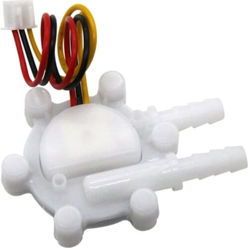 Water Flow Sensor Water Flow Sensor U Type Food-Grade Switch Working Voltage DC 3.5-24V 0.1-5L/min for Coffer Maker