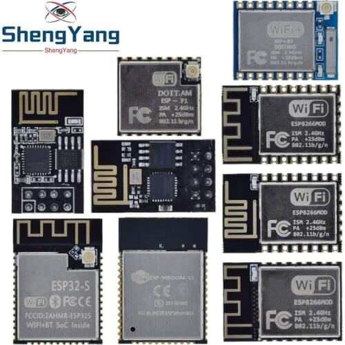 ESP8266 ESP-01 ESP-01S ESP-07 ESP-12E ESP-12F ESP-32 ESP-32S Serial WIFI Wireless Module Wireless Transceiver 2.4G For Arduino