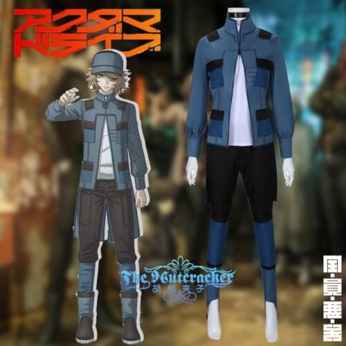 Anime Akudama Drive Hackers Cosplay Costume Coat Shirt Pants Hat Daily Carnival Party Festival Uniform Brand New