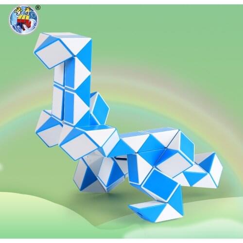 Sengso 3D Magic Ruler Cube 24/36/48/72 Segments Cubo Magico Snake Twist Cube Puzzle Kid Educational Fidget Toys for Children
