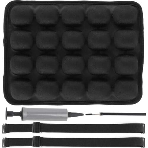 Pad Universal Motorcycle Inflatable Blow Air Cushion Pad Anti‑Vibration W/Inflator Pump Motorbike Accessory