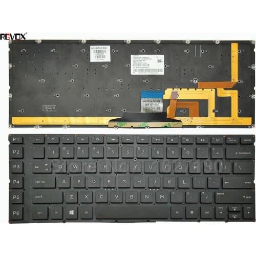 New US Laptop Keyboard For HP OMEN 15-5000 BLACK Backlit,Win8 PN:9Z.NBWBW.001 CV0BW Repair Notebook Replacement keyboards